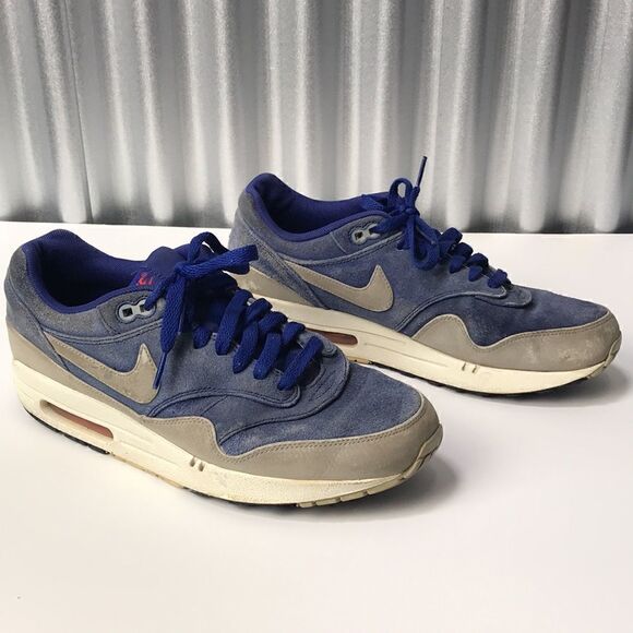 Nike Air Max 1 Premium Deep Royal Granite 512033-408 - Picture 1 of 10